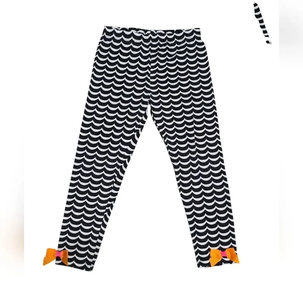 Ghost/ Halloween Ruffle & Aplaque Matching Set